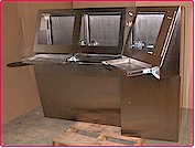 Stainless Computer Console